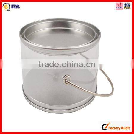 PVC Tin Box with Iron Handle
