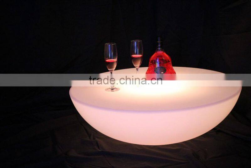 RGBW color change 24 keys remote control led lighted up furniture/light up table
