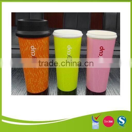 Iml takeaway coffee plastic cups and lids