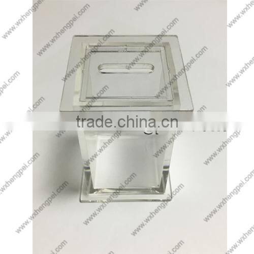 Transparent cleverish portable piggy bank rectangle storage box
