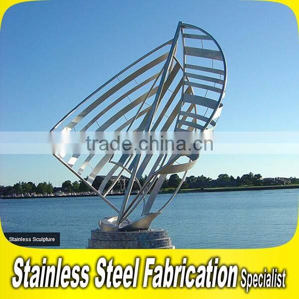 Sculpture Abstract Stainless Steel Statue Art Sculpture