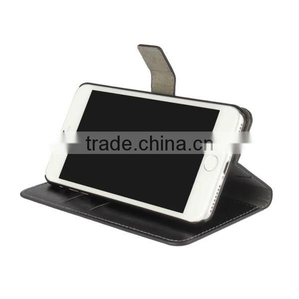 Crazy horse pattern PU leather wallet flip phone Case for iPhone 7 plus