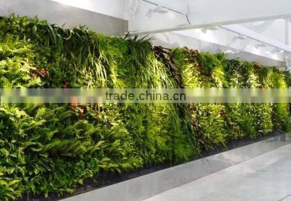green wall system vertical hanging garden grass wall with planter