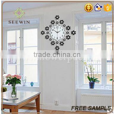 logo printed ornamental and practical wall clock