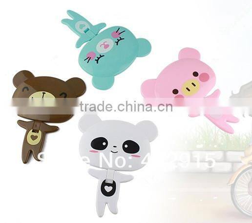 supply Creative fashion Cartoon desktop folding mirror / Makeup Mirror
