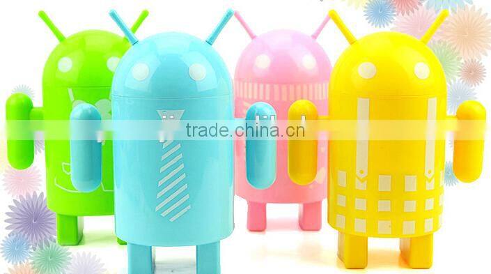 Supply creative fashion Android robot colorful light / small Night light --Pink