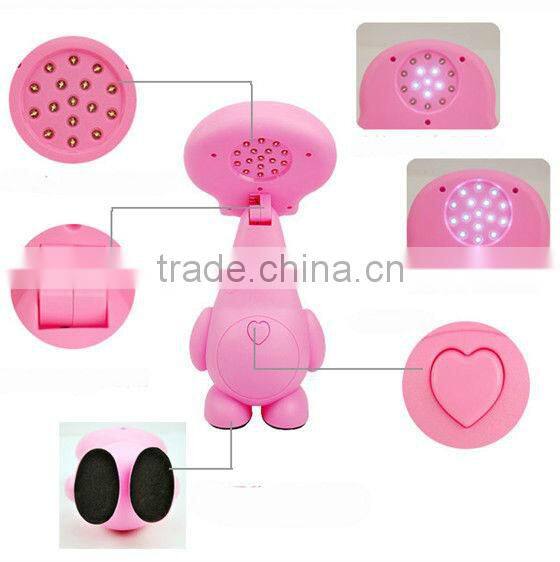 Supply fashion Cool bear Palestinian 16LED folding table lamp