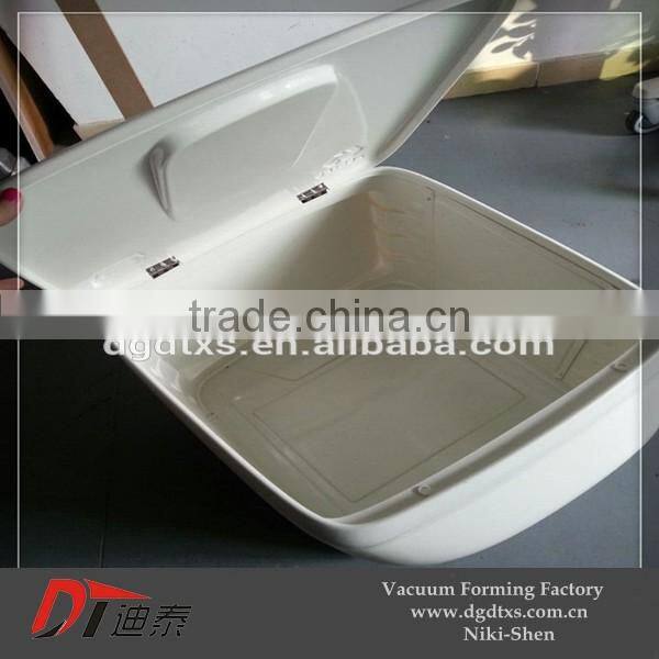 OEM plastic tool box for Motorcycle by vacuum forming
