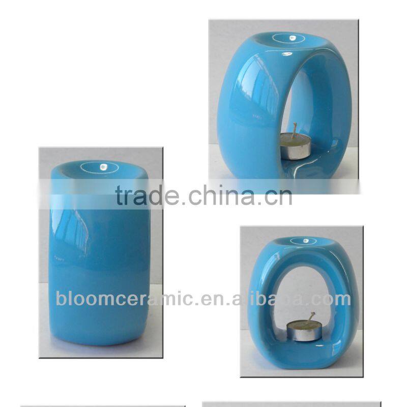 Blue modern oil burner ring