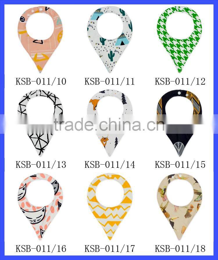 Unisex Multi Style Soft Bandana Drool Aborbent Baby Bibs Triangle