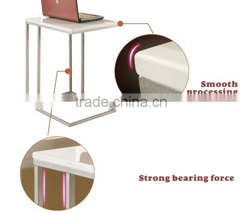 2015 New design KD metal base side table , computer side table