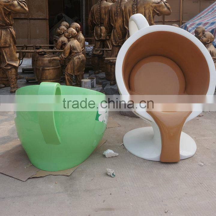 Outdoor fiberglass modern chair