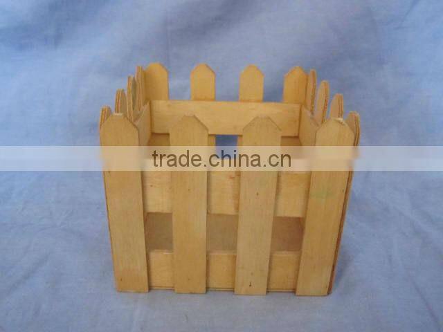 decorative wooden flower pots,wooden crate wholesale