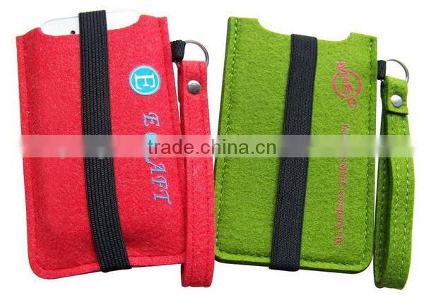 high quality premium new fashion custom polyester general 4G carry felt bicycle bag for phone mobile promotion manufacturer OEM