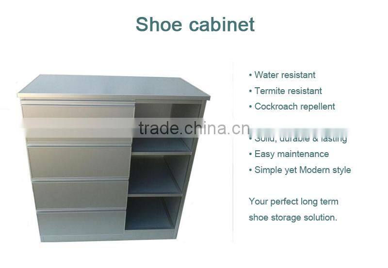 Aluminum shoe display cabinet home center