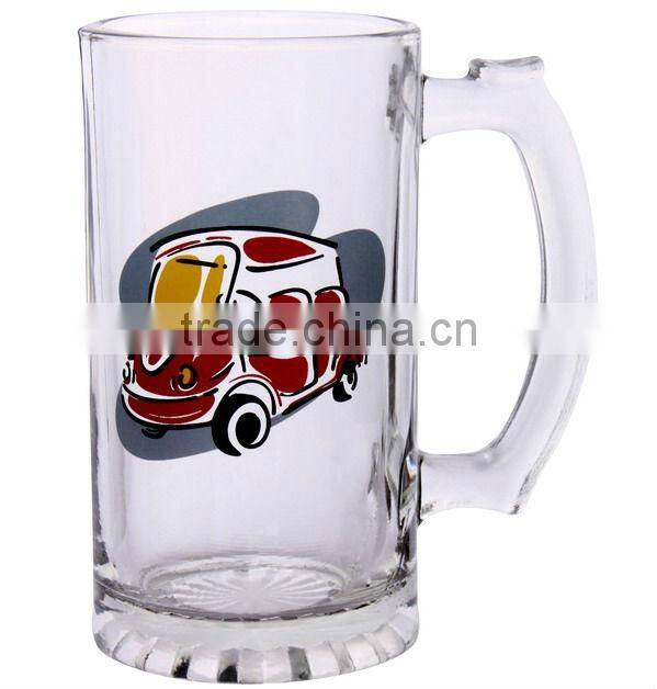 Cheap 1 Liter Glass Beer Stein