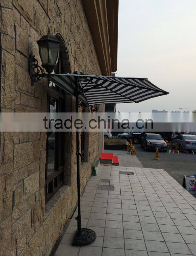 Patio Half Round Sun Umbrella Structure CK1424