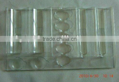 PVC vacuum formed thick blister plastic tray
