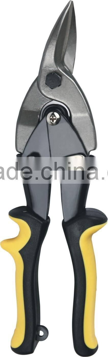 Double color PVC handle right side aviation tin snip pliers
