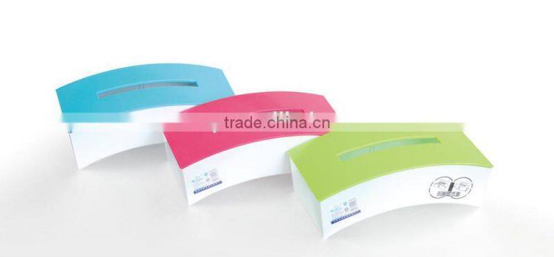 Arc plastic Tissue Box/ Napkin box /Bottled napkin box