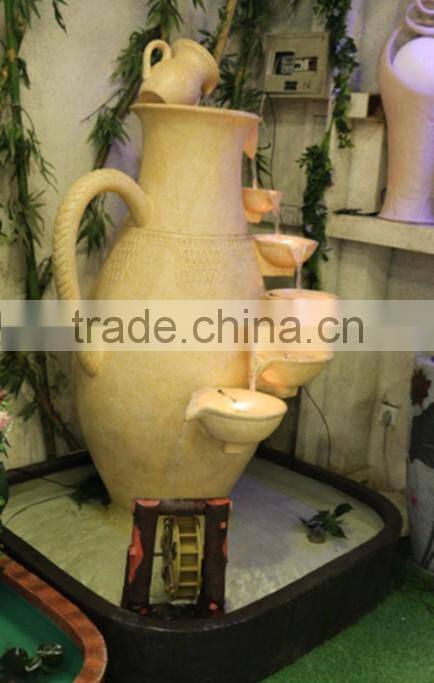 garden landscaping artificial waterfall fountain