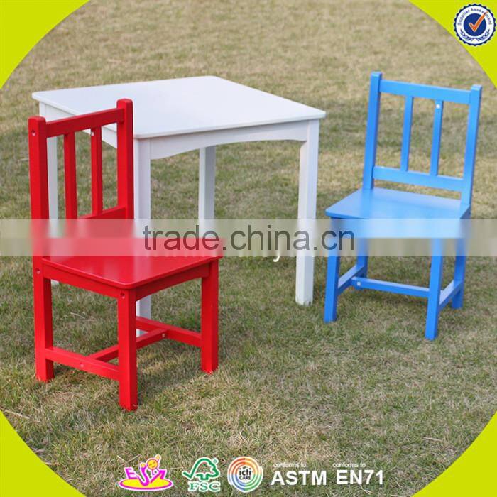 Wholesale top quality wooden animal shape table and chairs fashionable wooden table and chairs W08G088