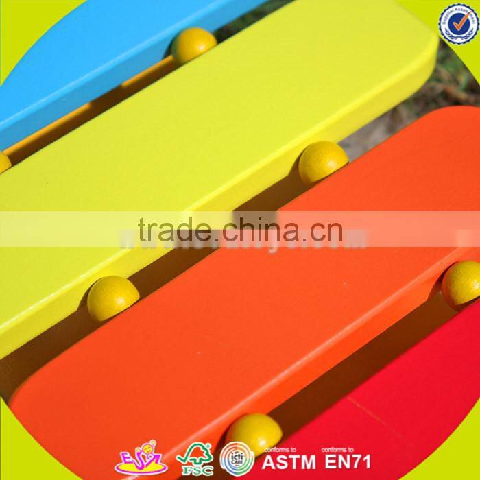 wholesale delicate color wooden xylophone toy most popular wooden xylophone toy for kids W07C022