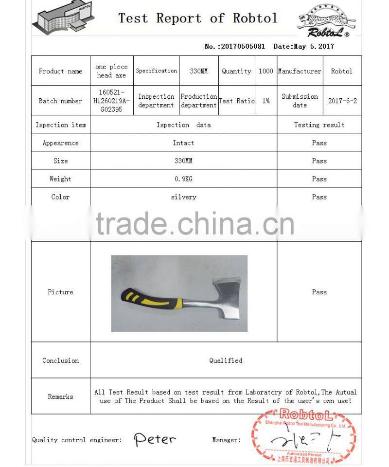 one piece head hatchet solid design forged camping hiking hatchet survival hunting wood firewood log splitter