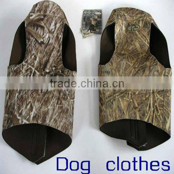 Realtree Camouflage Neoprene North-face Dog Coats and Jackets