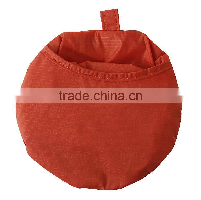 2015 New design foldable rockered drawstring bags /210D ripstop polyester cinch bags