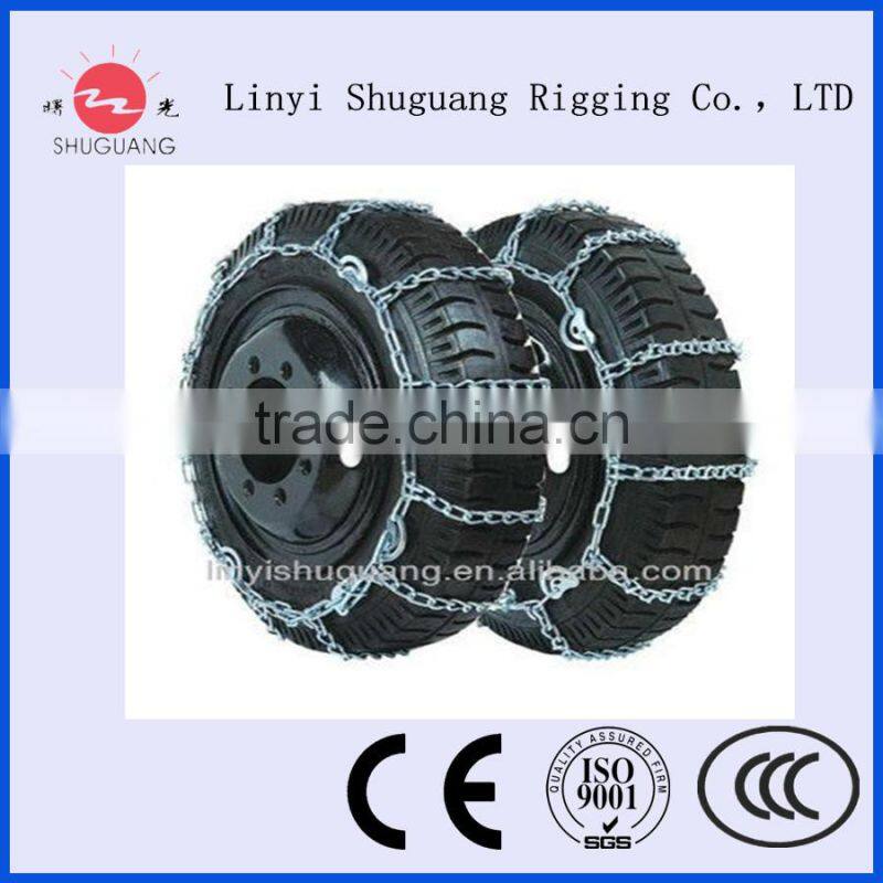 Anti-skid tractor snow chain welded chain