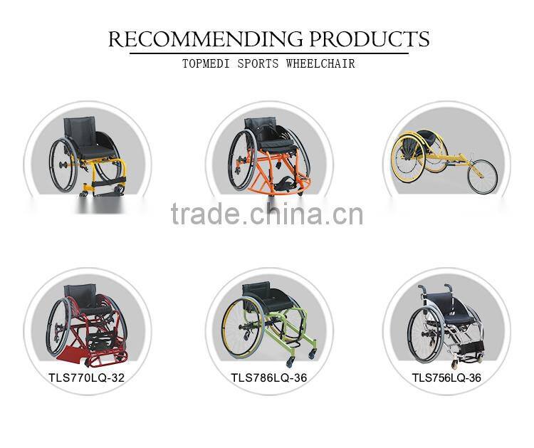 NEW Leisure sport wheelchair basketball wheelchair aluminum manual leight weight wheel chair THE778LQ-36