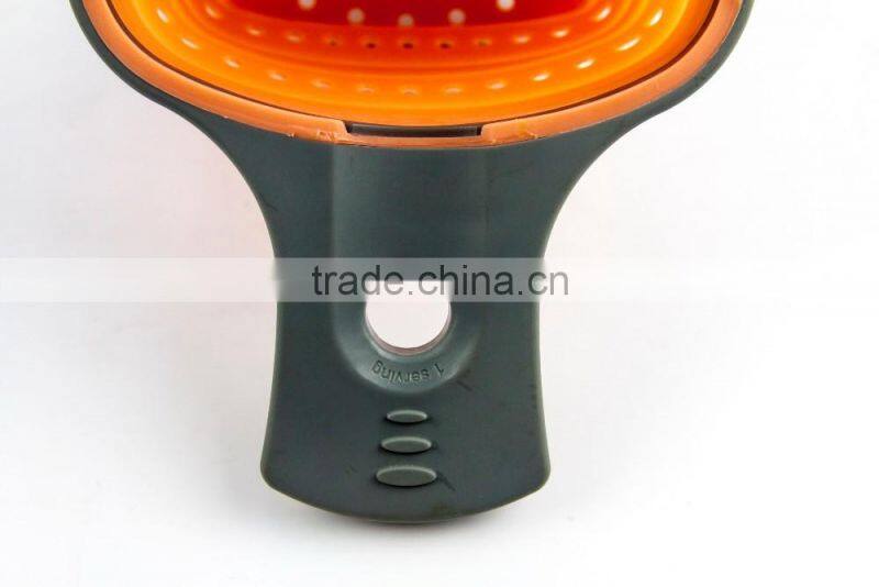 16093 SILICONE MEASURING CUPS SET CUP SPOON KITCHEN TOOL COLLAPSIBLE BAKING COOK