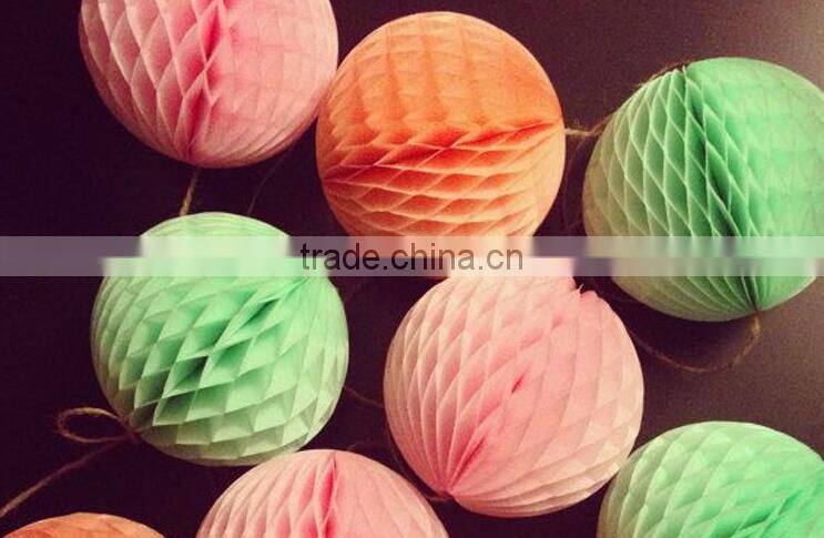 Party Decoration 10 Inch Paper Craft Honeycomb Ball wholesale