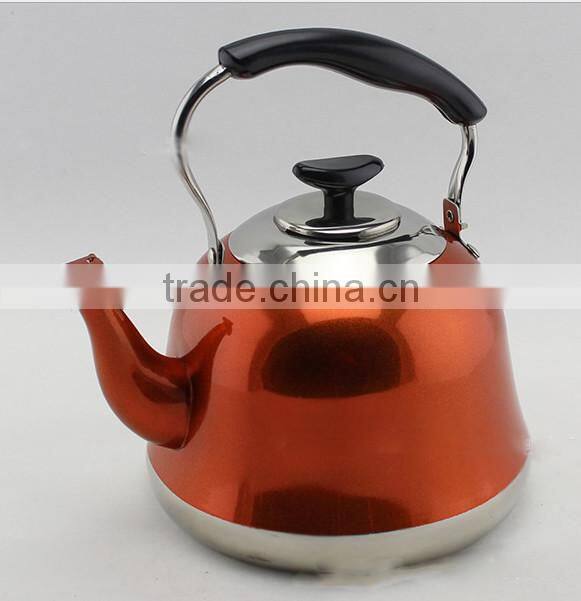 Factory Wholesale Color whistling kettle non electric tea kettle 5L