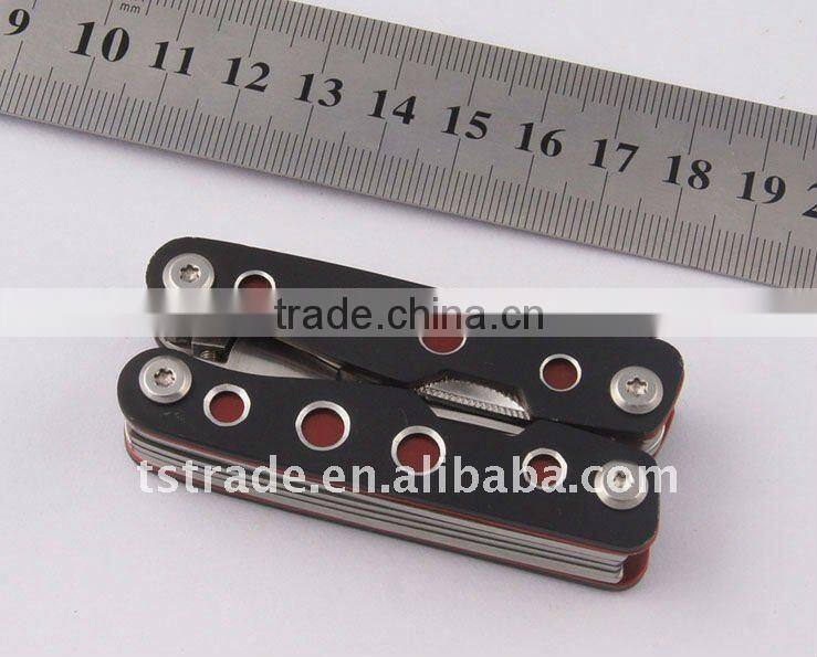 2014 new Promotion stainless steel mini multi function pocket hand tool pliers T618