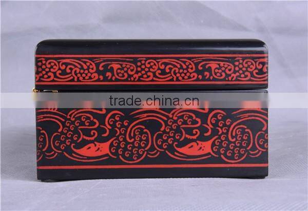 Red chinese lacquer Jewelry boxes/chinese style/eastern design/Home Decoration