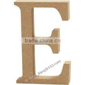 wooden MDF Letter E, alphabet letter