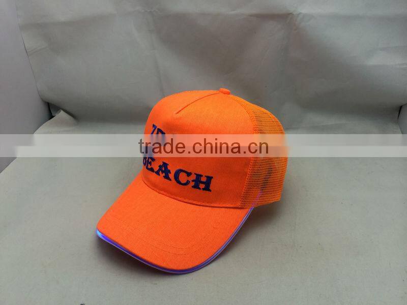 China suppliers good quality fashion LED lamp Baseball cap