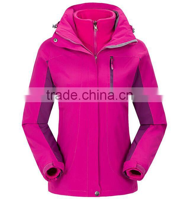 Red outdoor sports ski-wear Jackets logo Design
