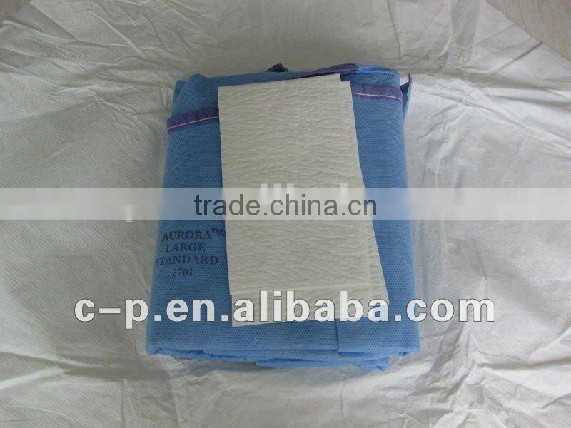 Knit Cuff Blockade Unisex Doctor and Nurse Rinforced Gown