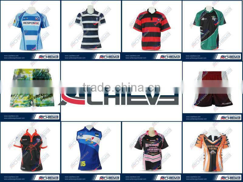 Custom cotton rugby jersey,Custom make costume rugby football wear