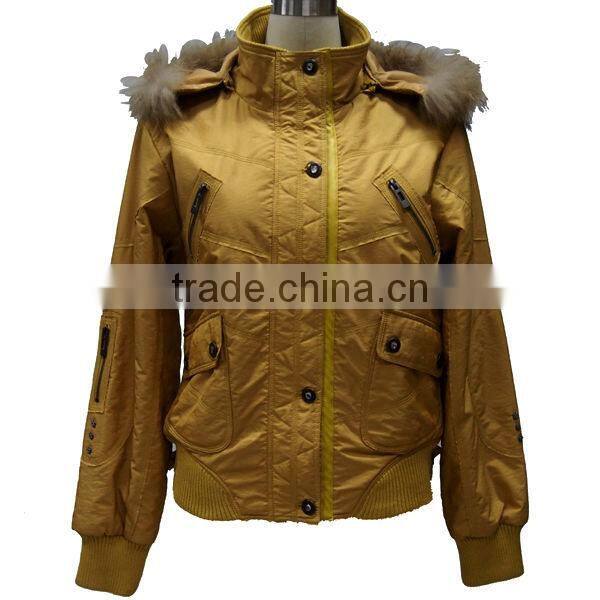 2014 womens nylon outdoor winter jackets with hood