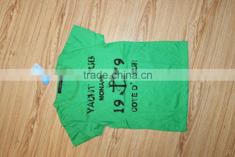 GZY 2016 100% cotton O-neck new style fashion boy's t-shirt