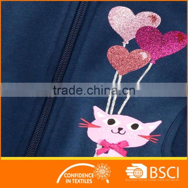 Kids Jacket Printed Fleece Cardigan Outfit Cloth