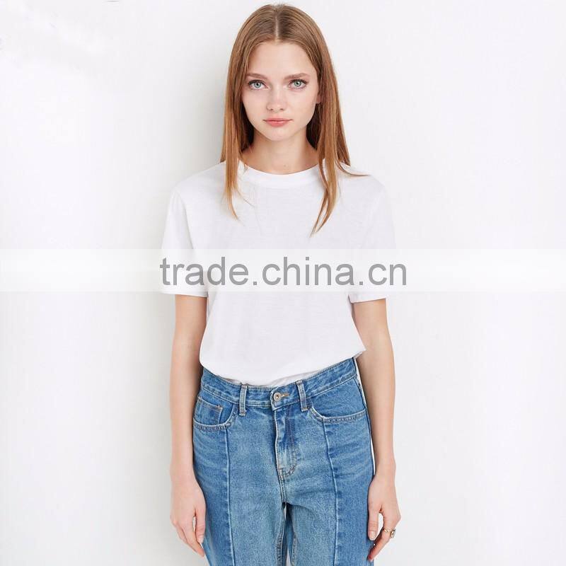 best sell latest fashion long top design new model sexy women t shirt