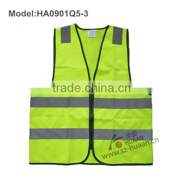 High visibility reflective vest with CE certificate