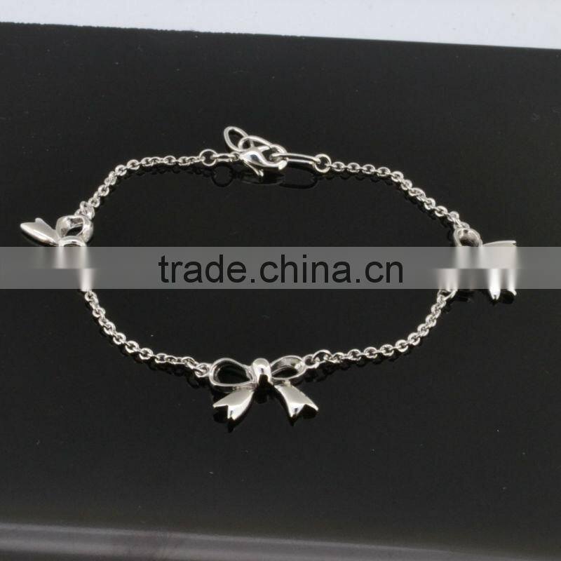 New 925 silver bracelets jewelry rhodium plated