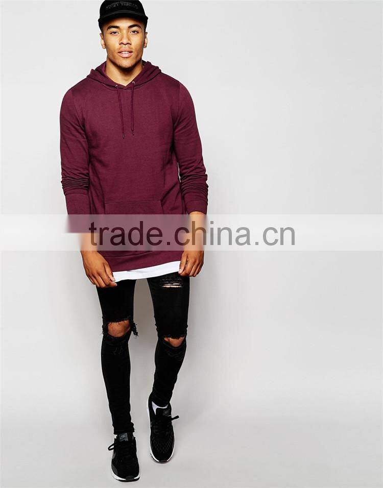 Wholesale 100% cotton hoodie high quality cheap plain hoodies