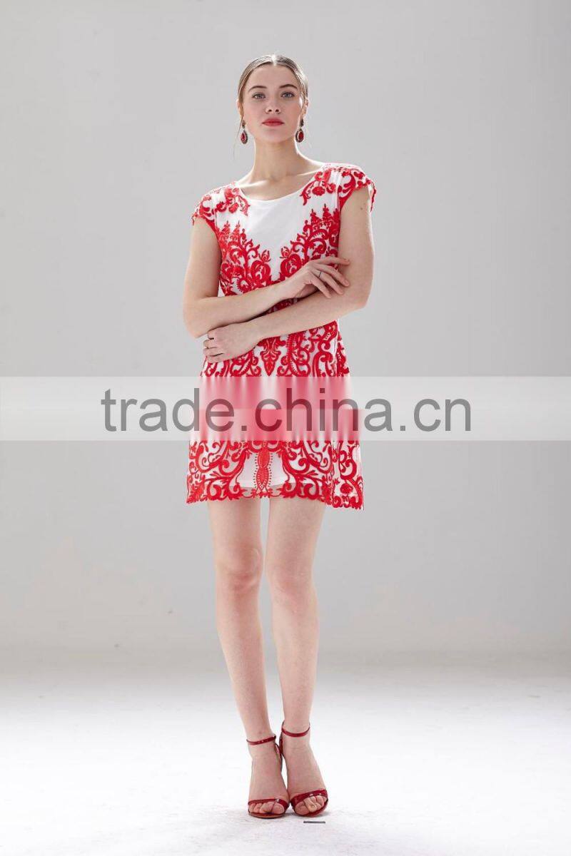 2016 new crochet lace dress